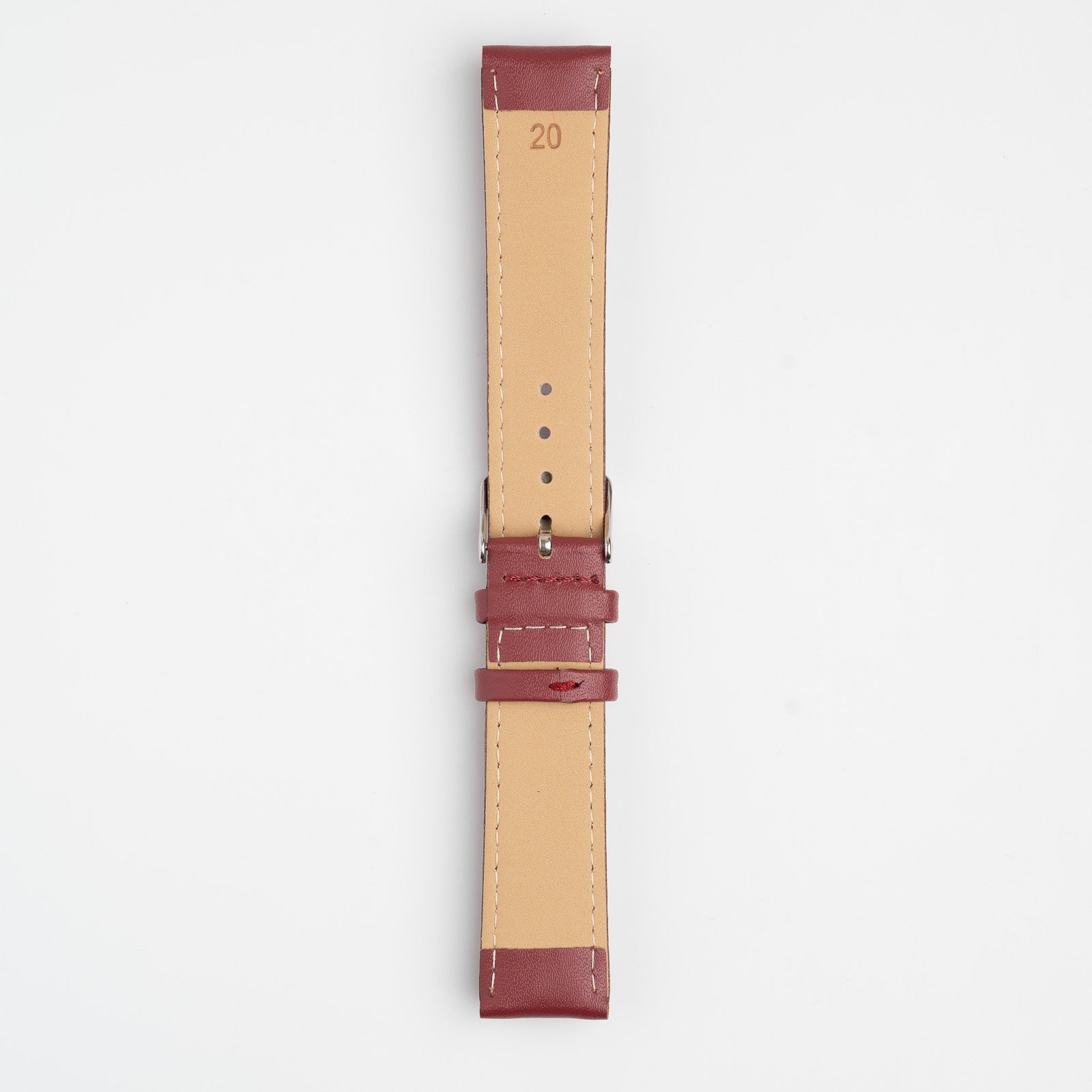 Economy Padded Red Watch Strap