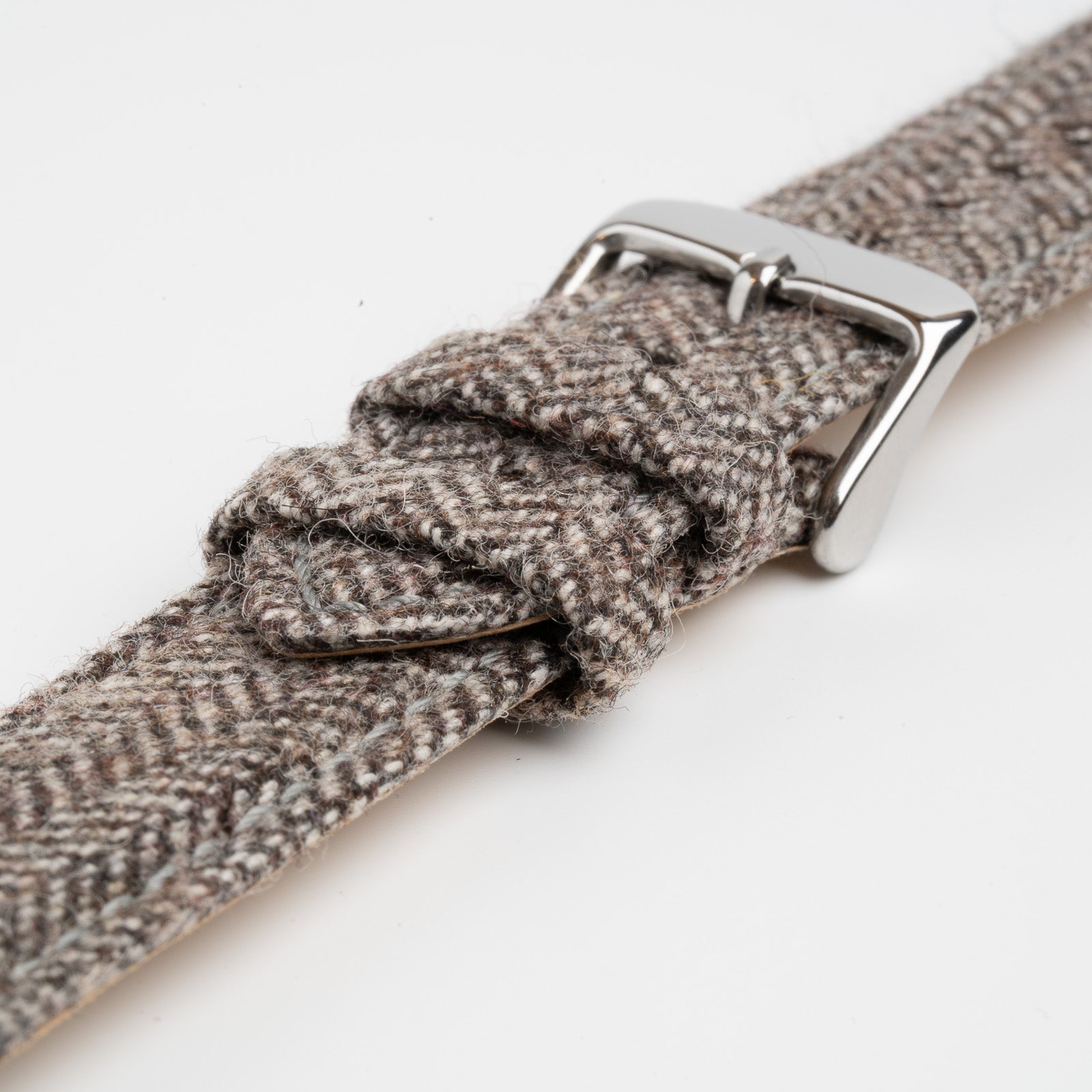 Sandbanks Tweed Brown Watch Strap