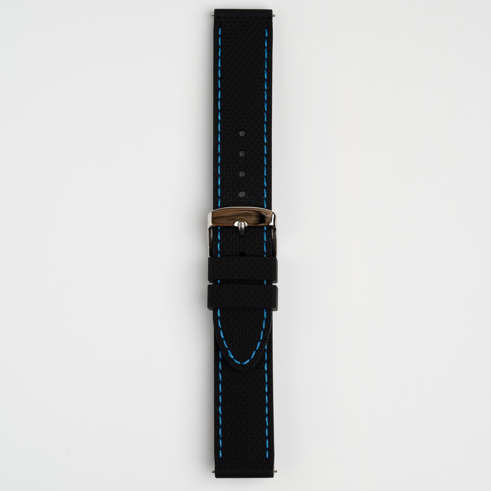 Anthracite Dash Quick Release Blue Watch Strap