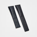Blue crocodile grain strap for TAG Heuer Monaco