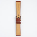 Windsor Bold Brown Watch Strap, underside showing the lining