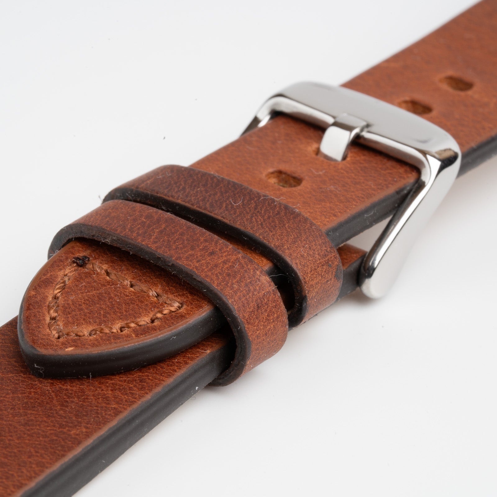 Handmade Smooth Tan Watch Strap