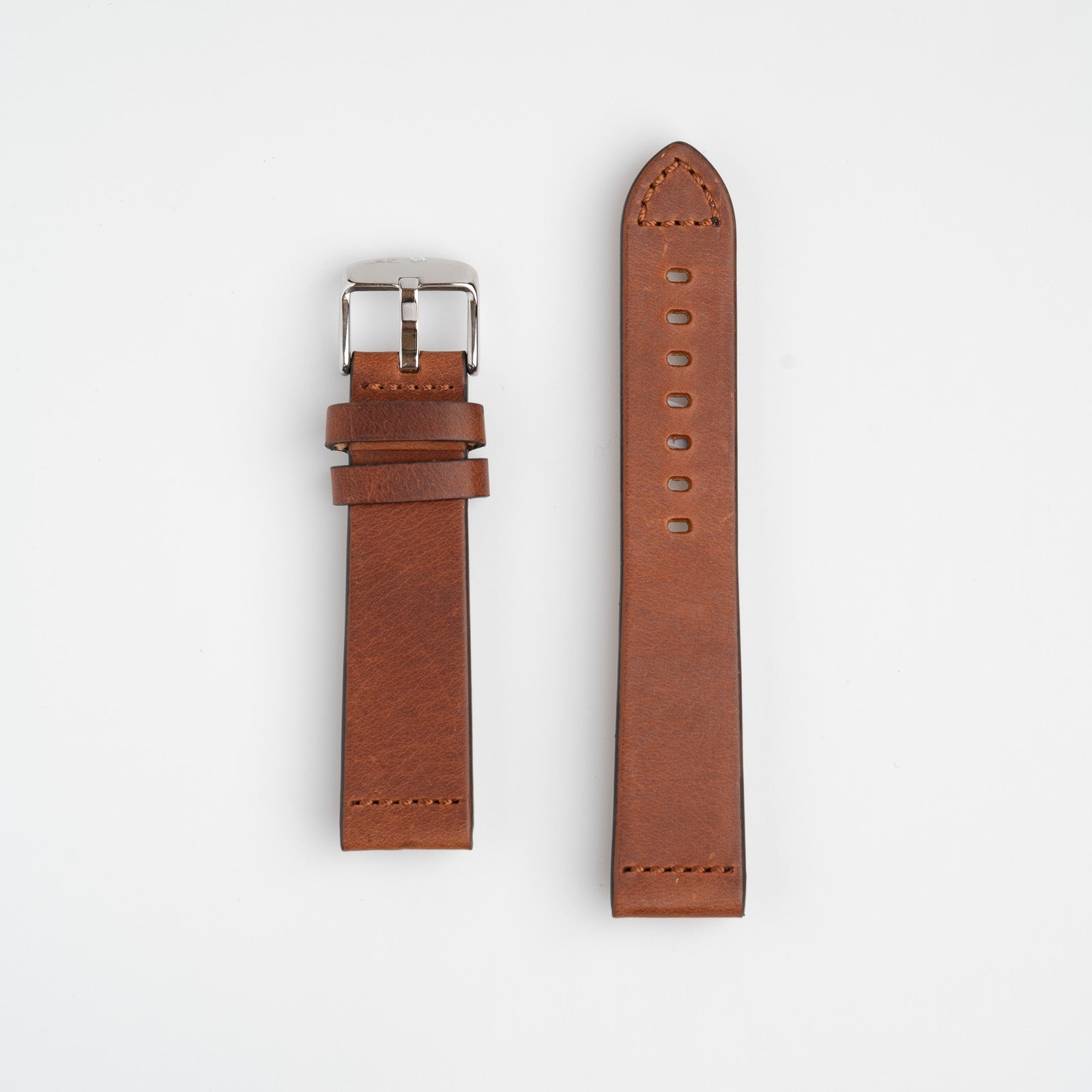 Handmade Smooth Tan Watch Strap