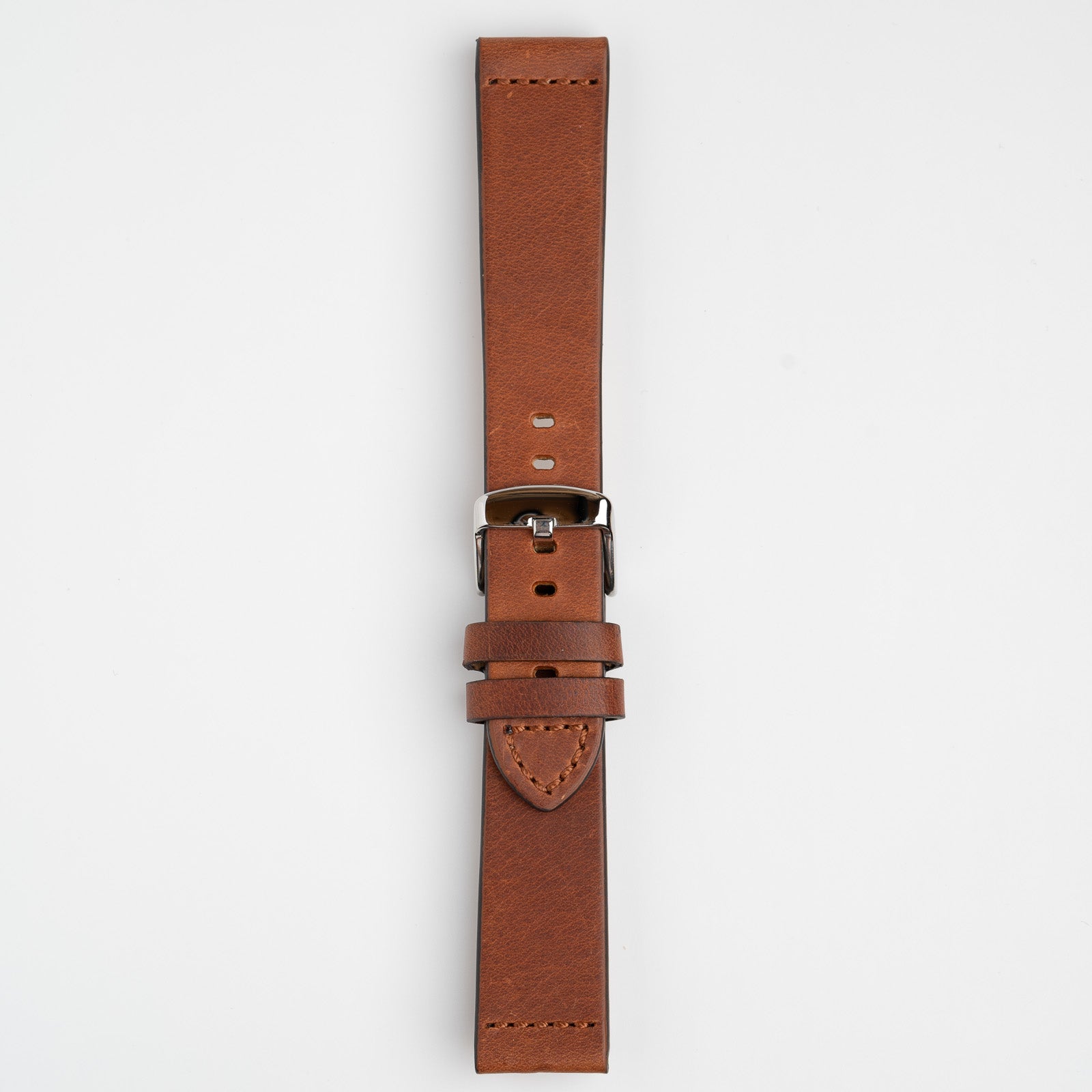 Handmade Smooth Tan Watch Strap