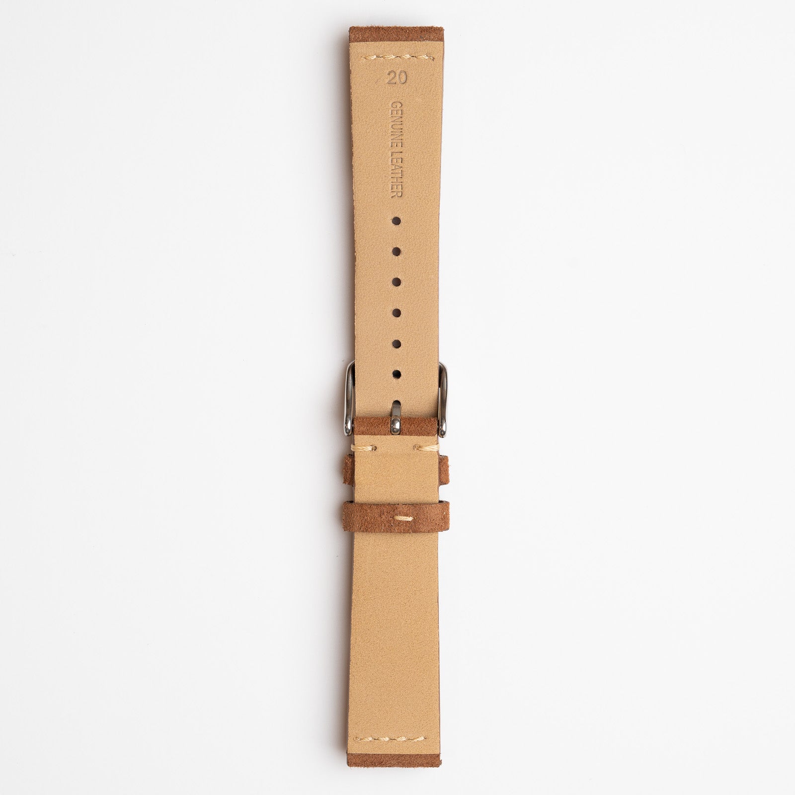 Kensington Napped Suede Tan Watch Strap