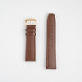 Calf Value Tan Watch Strap, both pieces laid flat