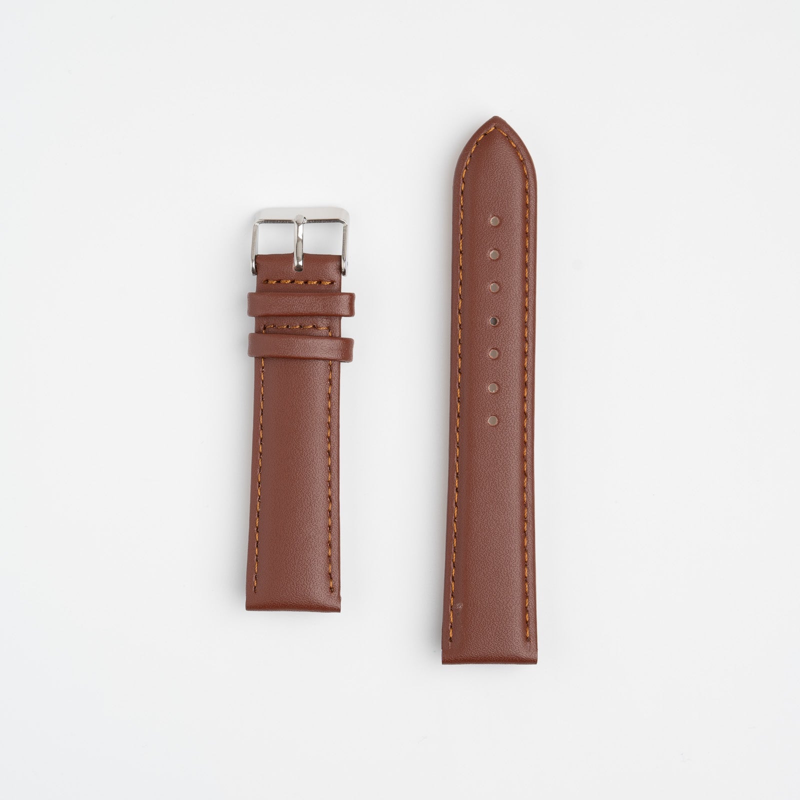 Economy Padded Tan Watch Strap