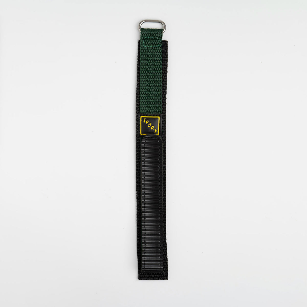 Hook & Loop Green Watch Strap