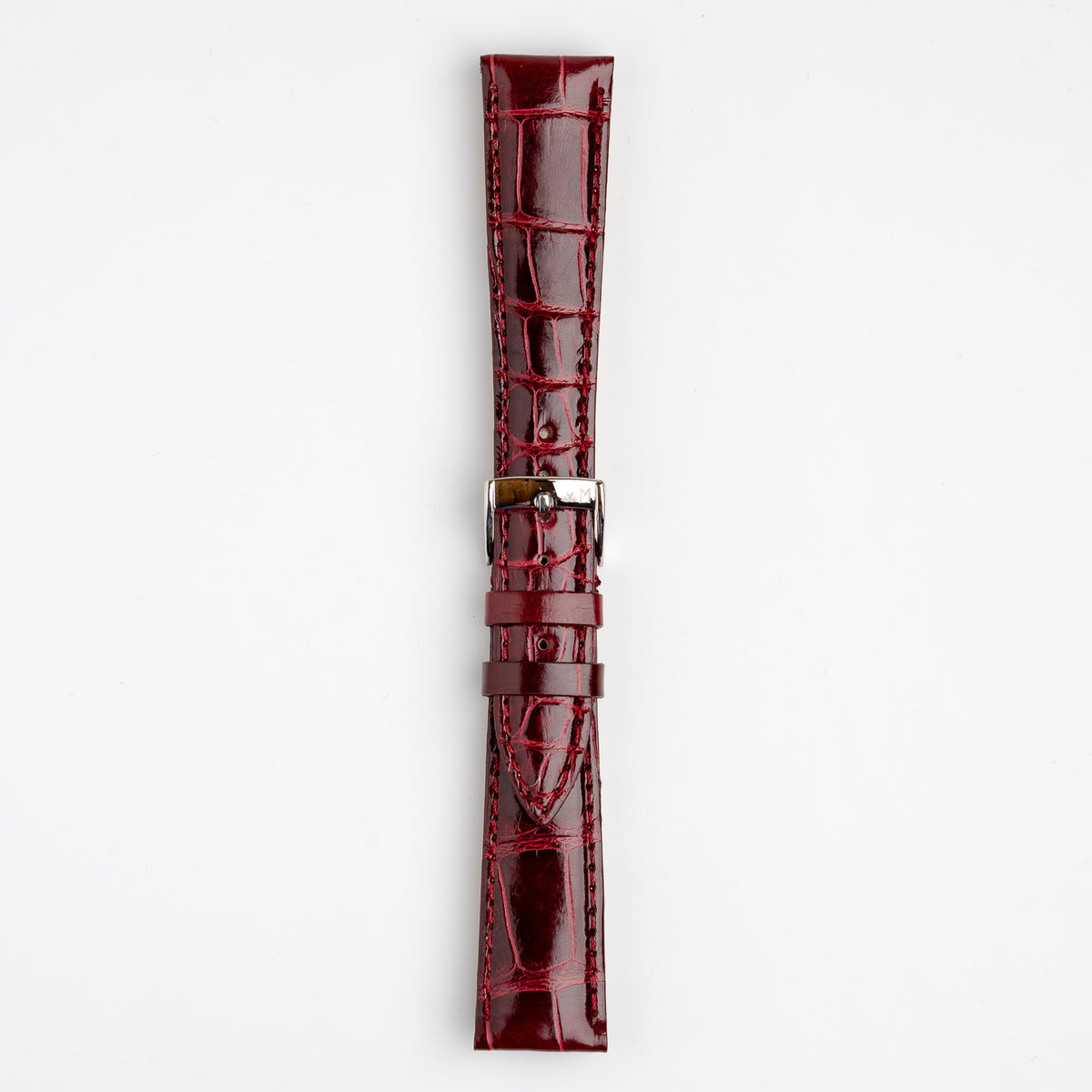 Volterra Coco Alligator Burgundy Watch Strap