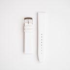 Apple Fibre White Watch Strap, both pieces laid flat