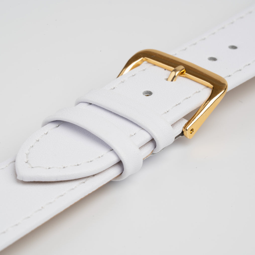 Economy XL White Watch Strap