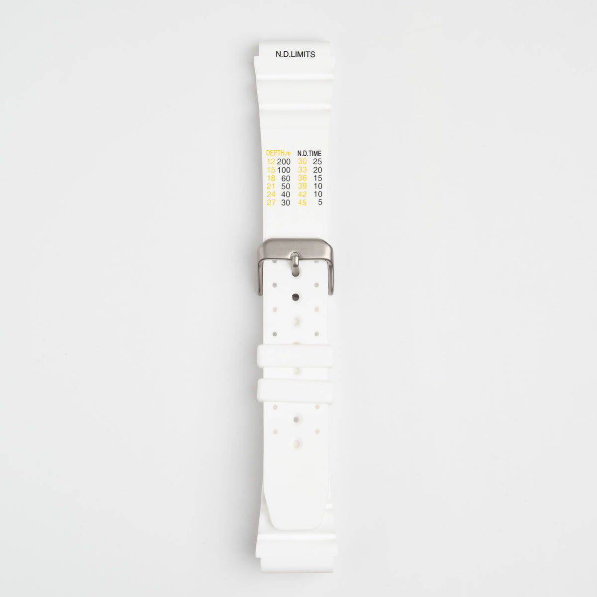 Submerge ND Limits White Watch Strap