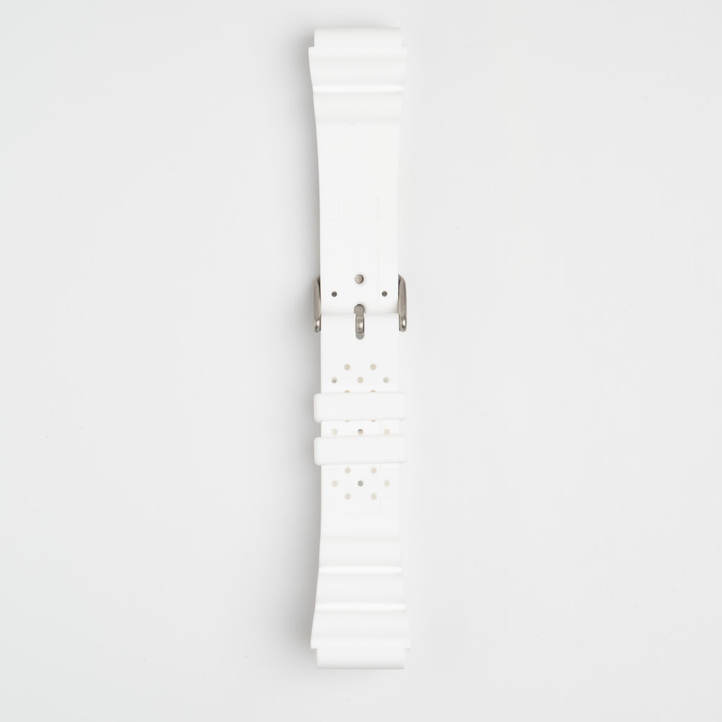 Submerge ND Limits White Watch Strap, close-up detail