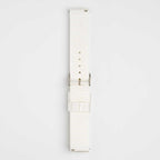 Nylon Quick Release White Watch Strap, underside showing the lining