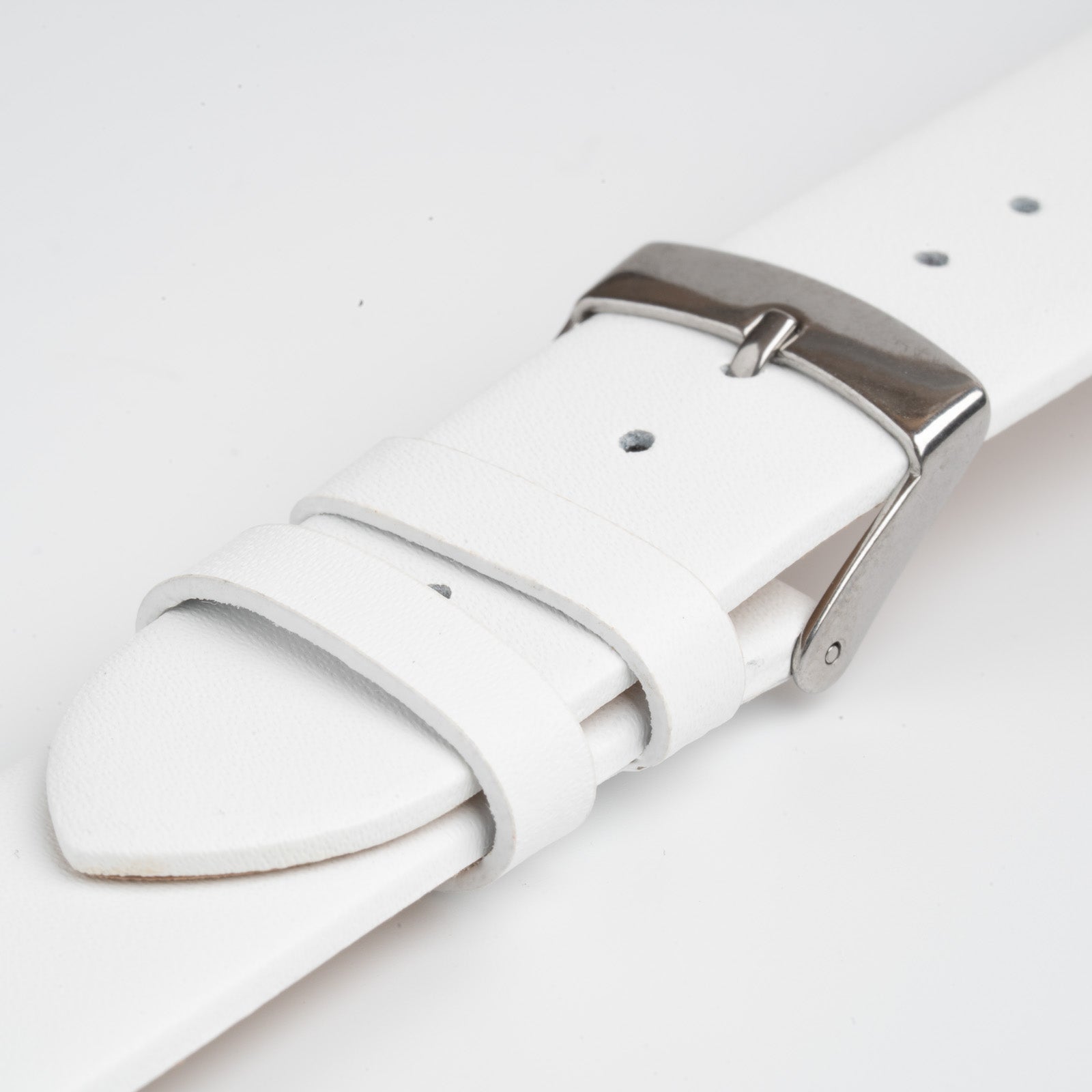 Windsor Smooth Quick Release White Watch Strap
