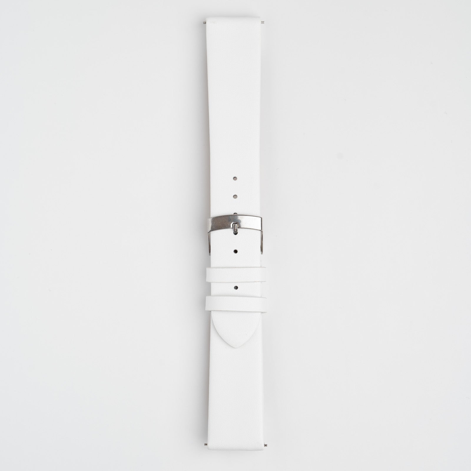 Windsor Smooth Quick Release White Watch Strap