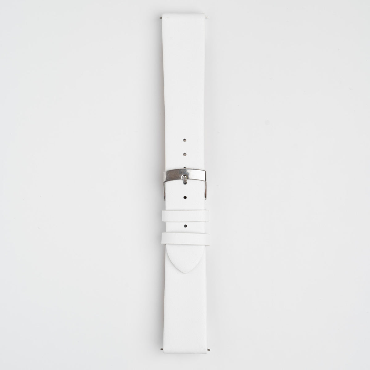 Windsor Smooth Quick Release White Watch Strap