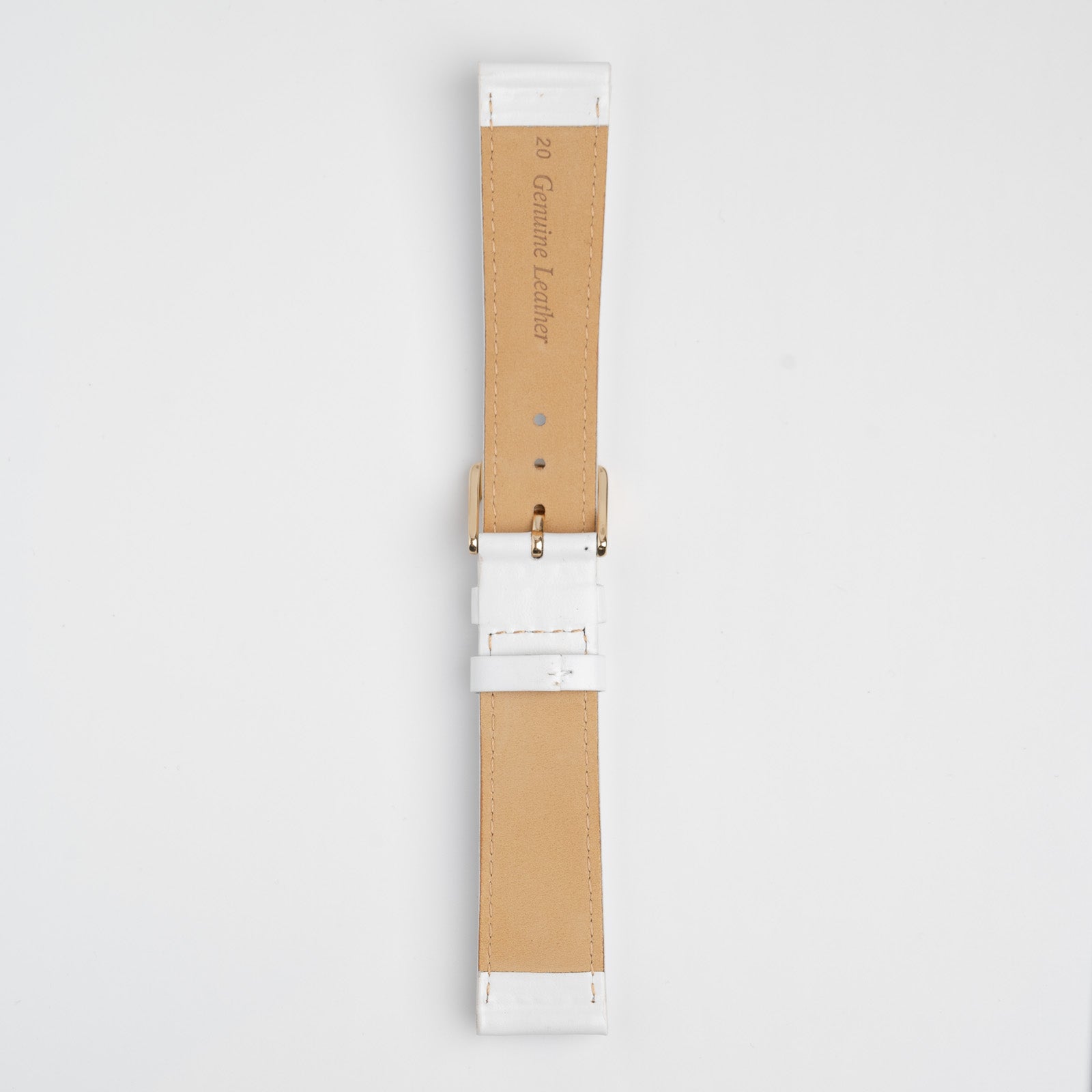 Mayfair Subtle White Watch Strap