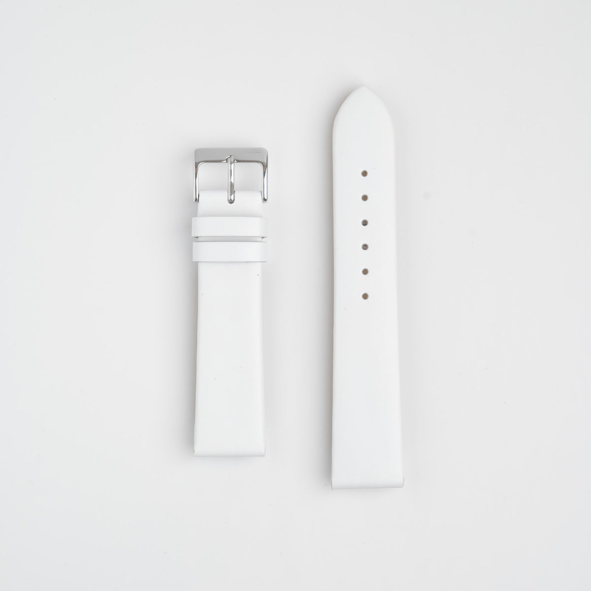 Windsor Smooth XL White Watch Strap