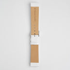 Windsor Smooth XL White Watch Strap