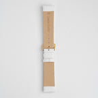 Buffalo Value White Watch Strap, underside showing the lining