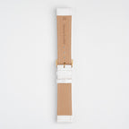 Buffalo Value Padded White Watch Strap, underside showing the lining