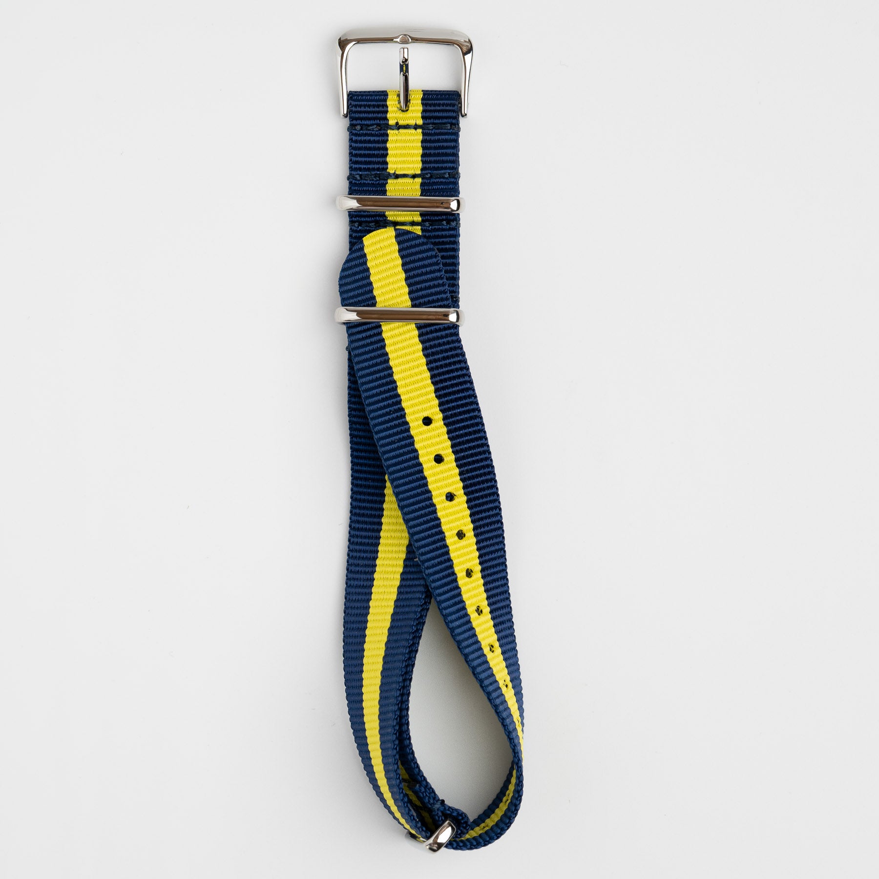 Weaverham Nylon Blue & Yellow Watch Strap