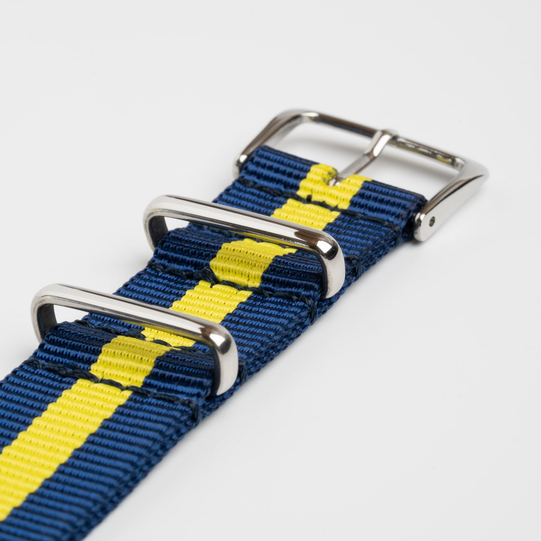 Weaverham Nylon Blue & Yellow Watch Strap