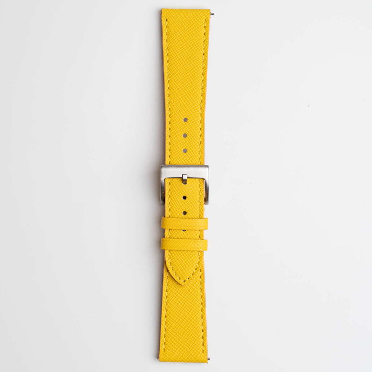 Saffiano Lux Yellow Watch Strap