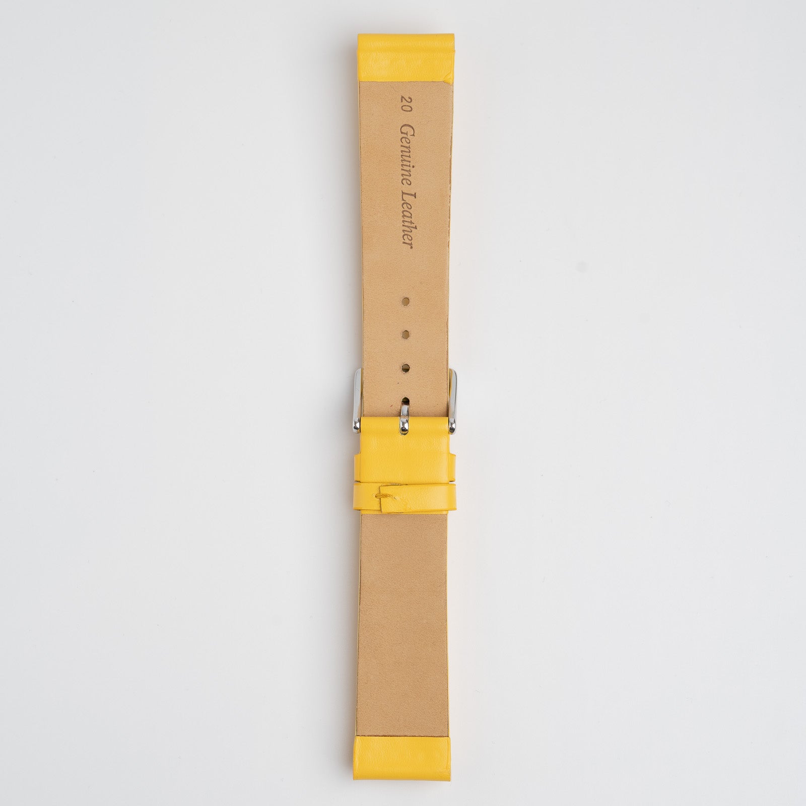 Windsor Smooth Yellow Watch Strap