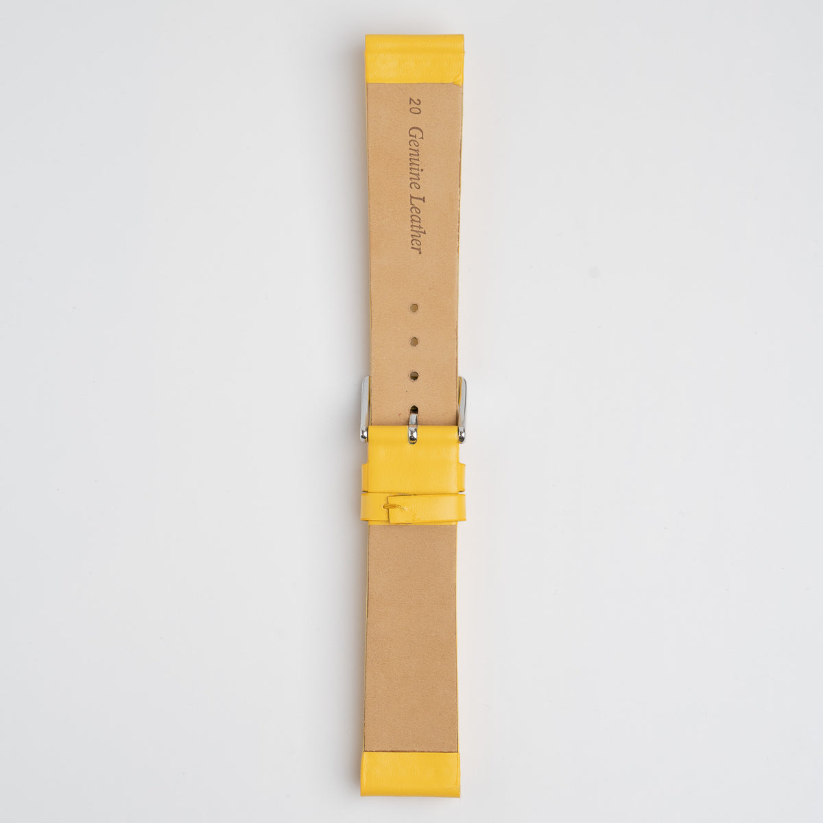 Windsor Smooth Yellow Watch Strap