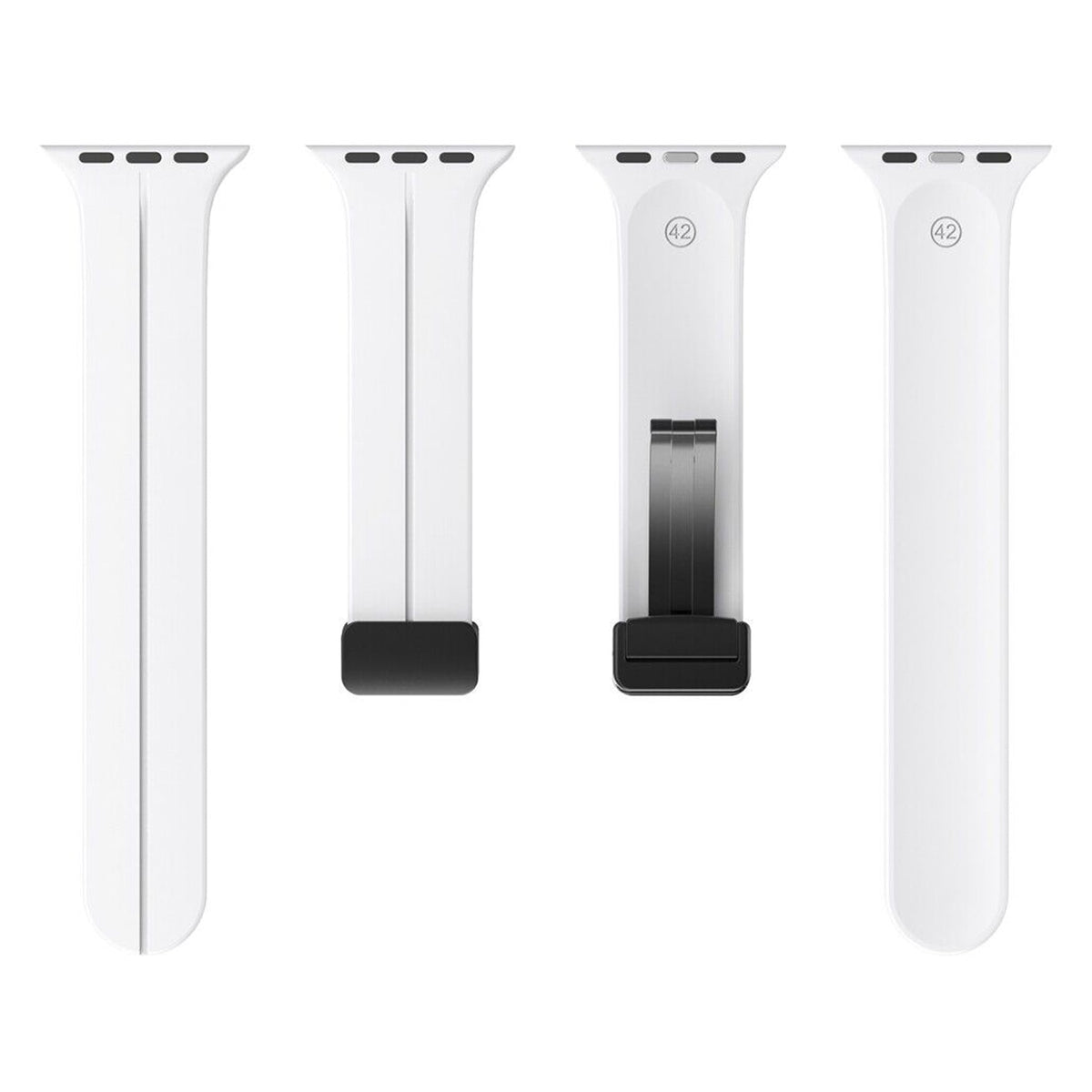 Kingston White Watch Strap For Apple