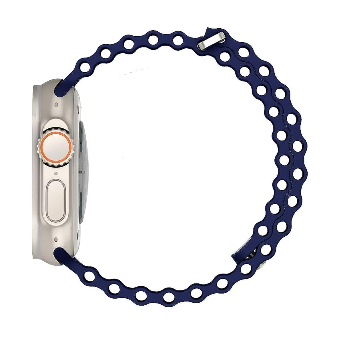 Oceanic Navy Watch Strap For Apple