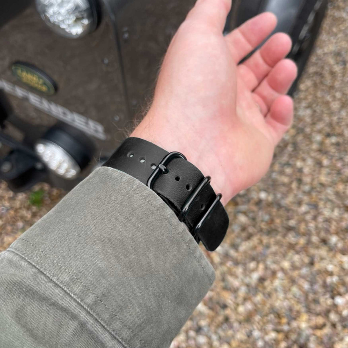 Hawkshead Black Watch Strap For Apple