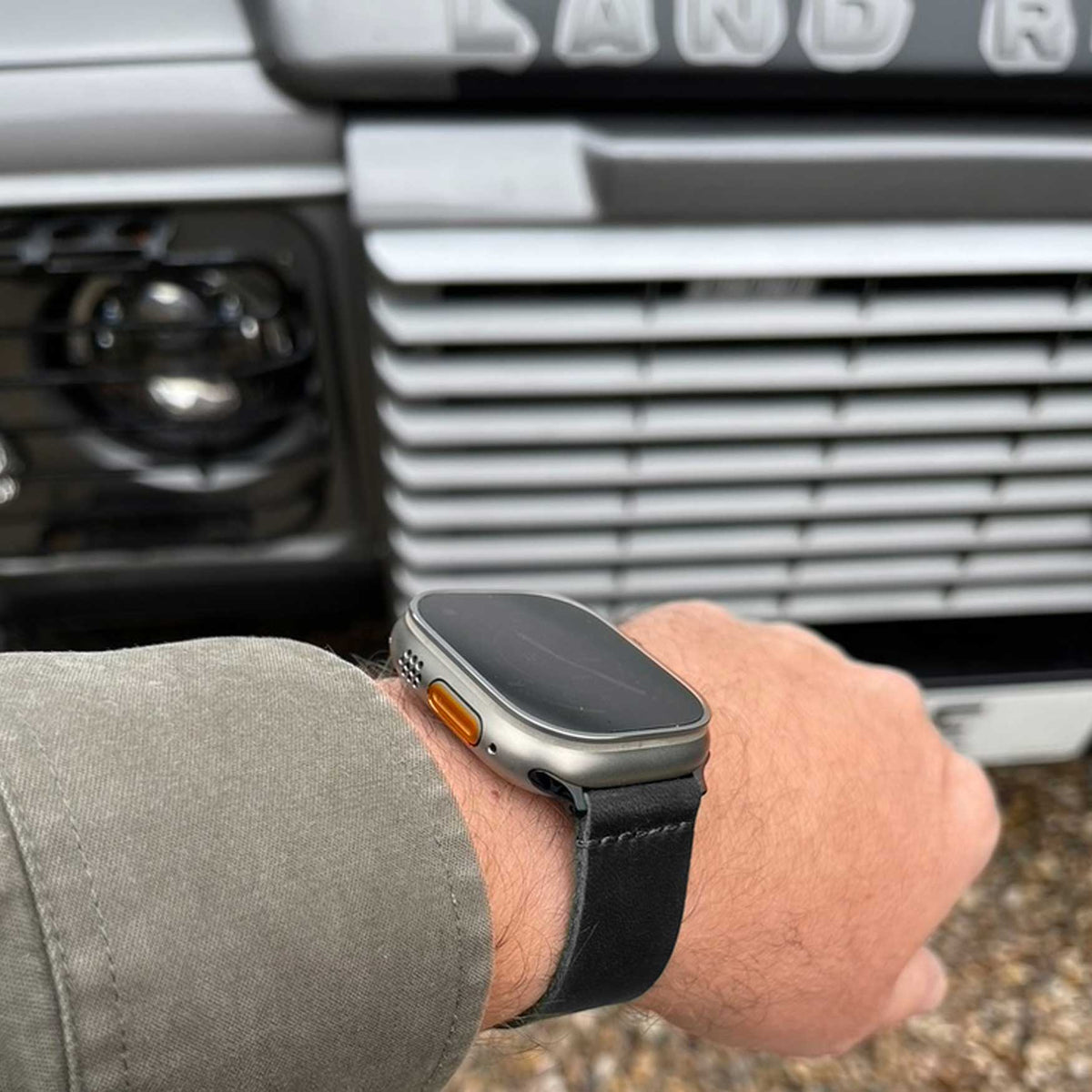 Hawkshead Black Watch Strap For Apple