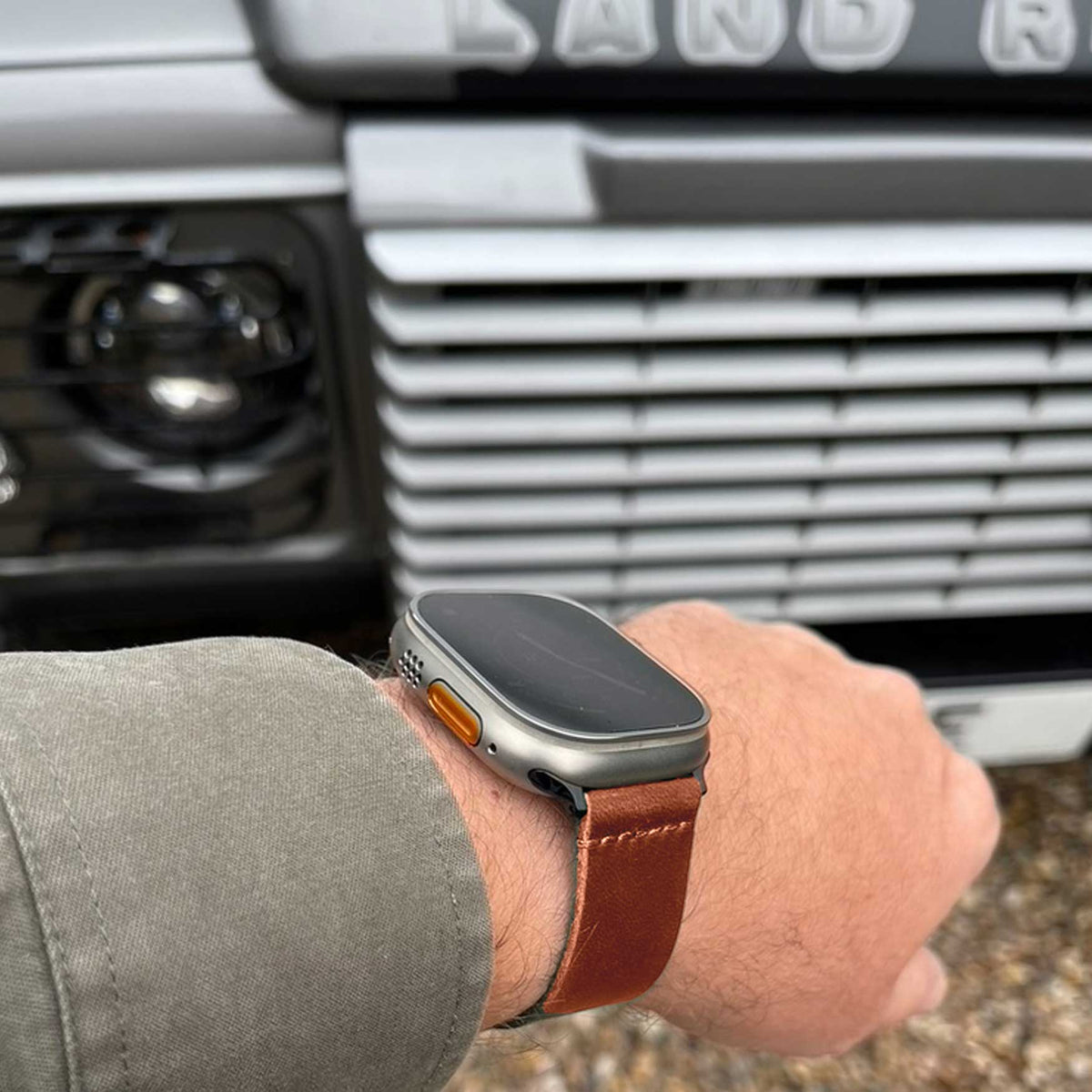Hawkshead Brown Watch Strap For Apple