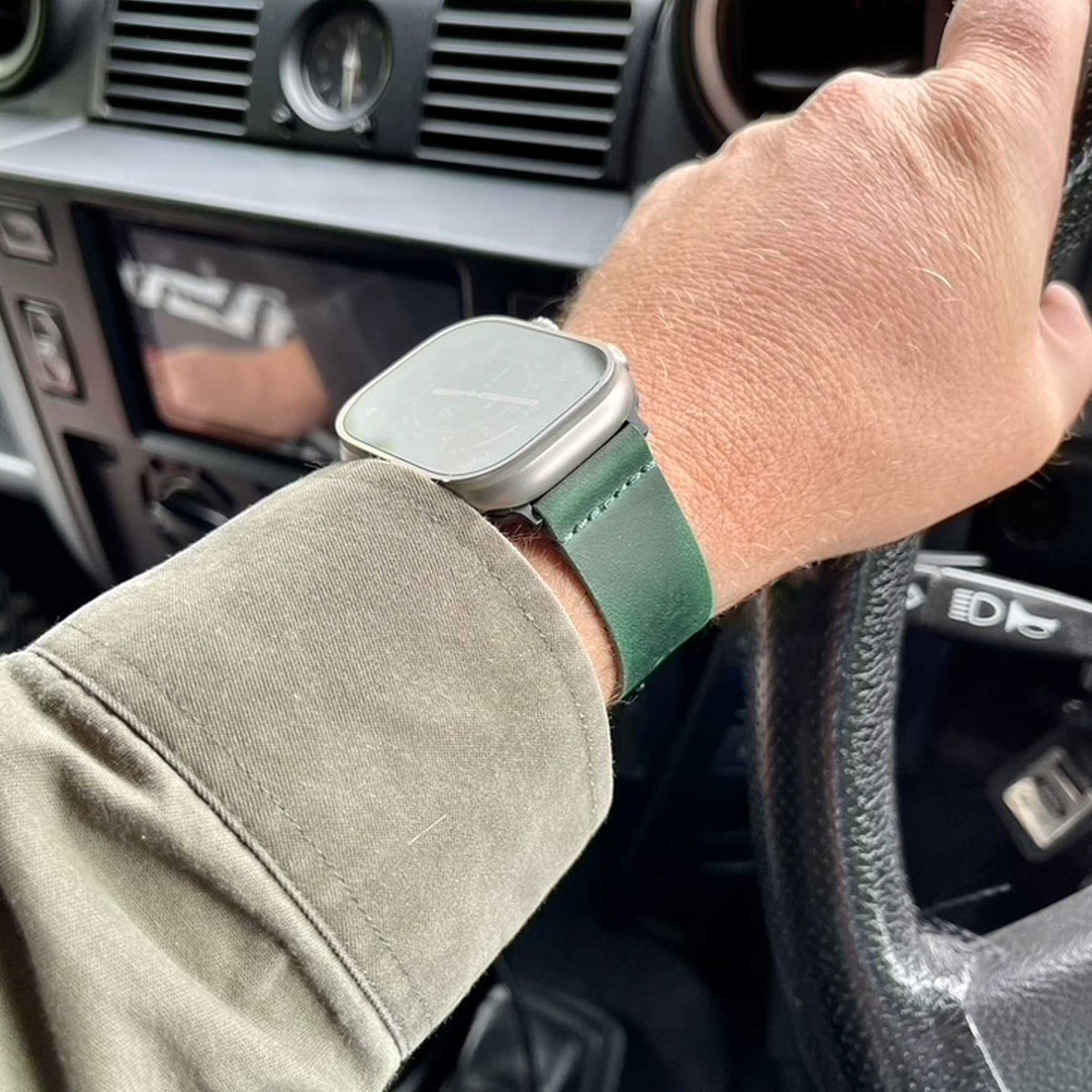 Hawkshead Green Watch Strap For Apple