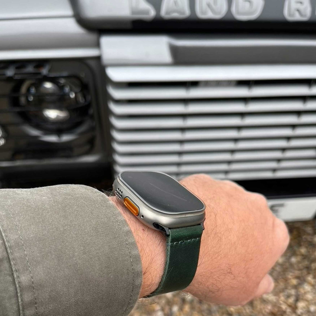 Hawkshead Green Watch Strap For Apple