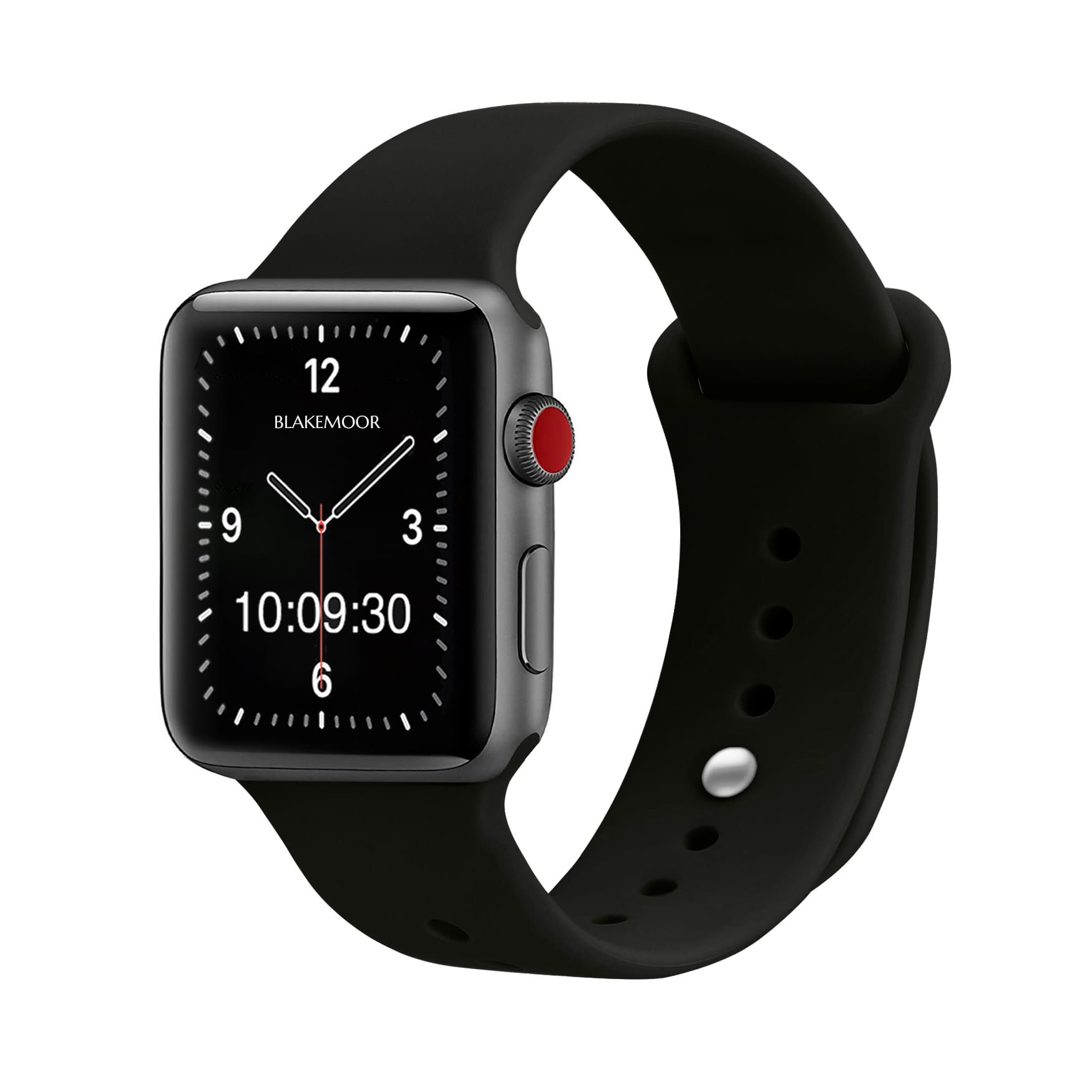 Sport Black Watch Strap For Apple