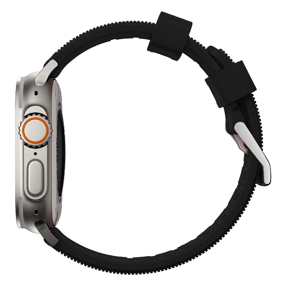 Studland Black Watch Strap For Apple
