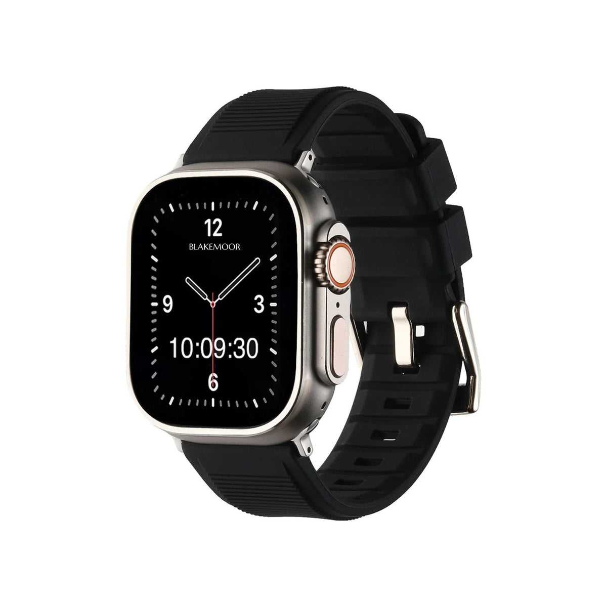 Studland Black Watch Strap For Apple