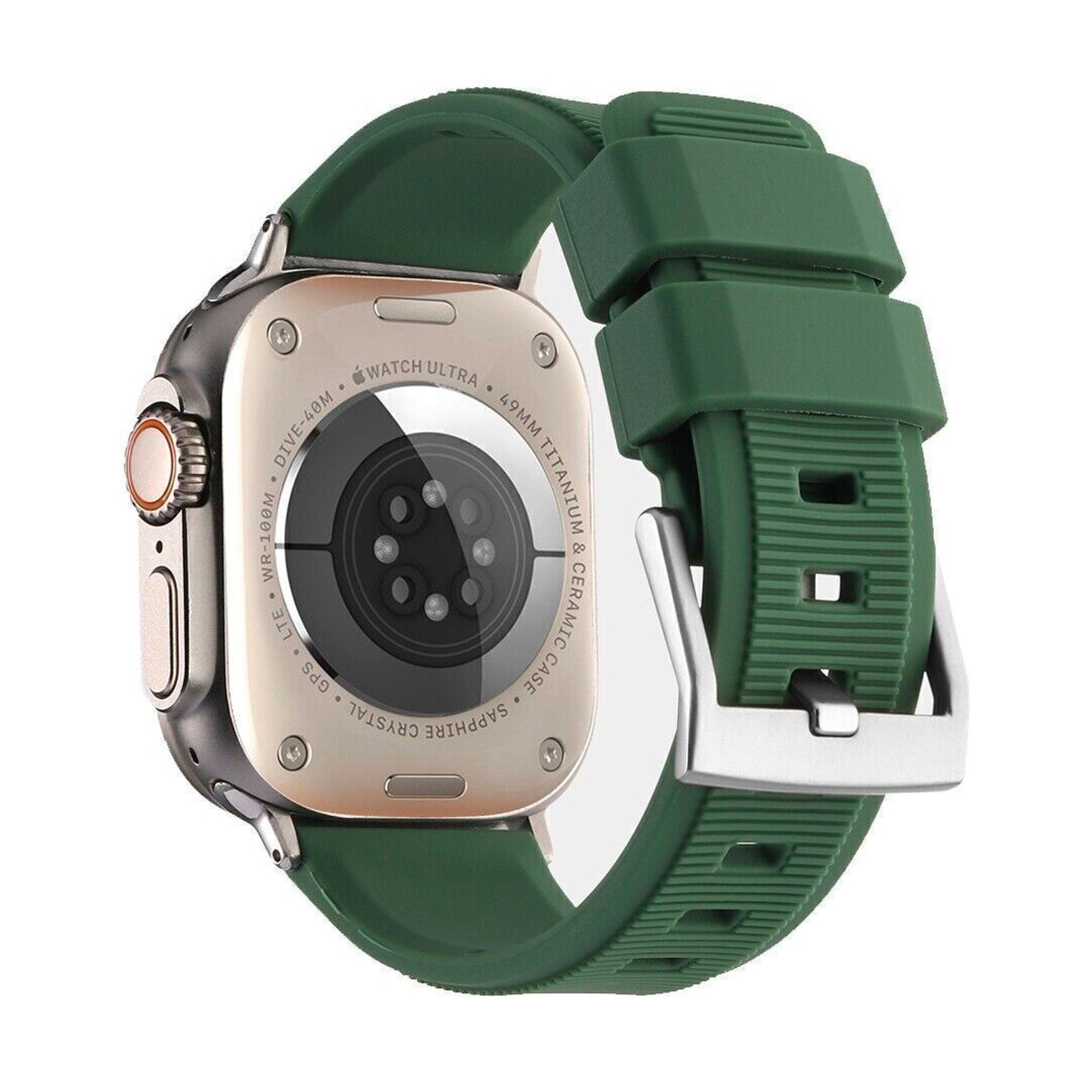 Studland Green Watch Strap For Apple