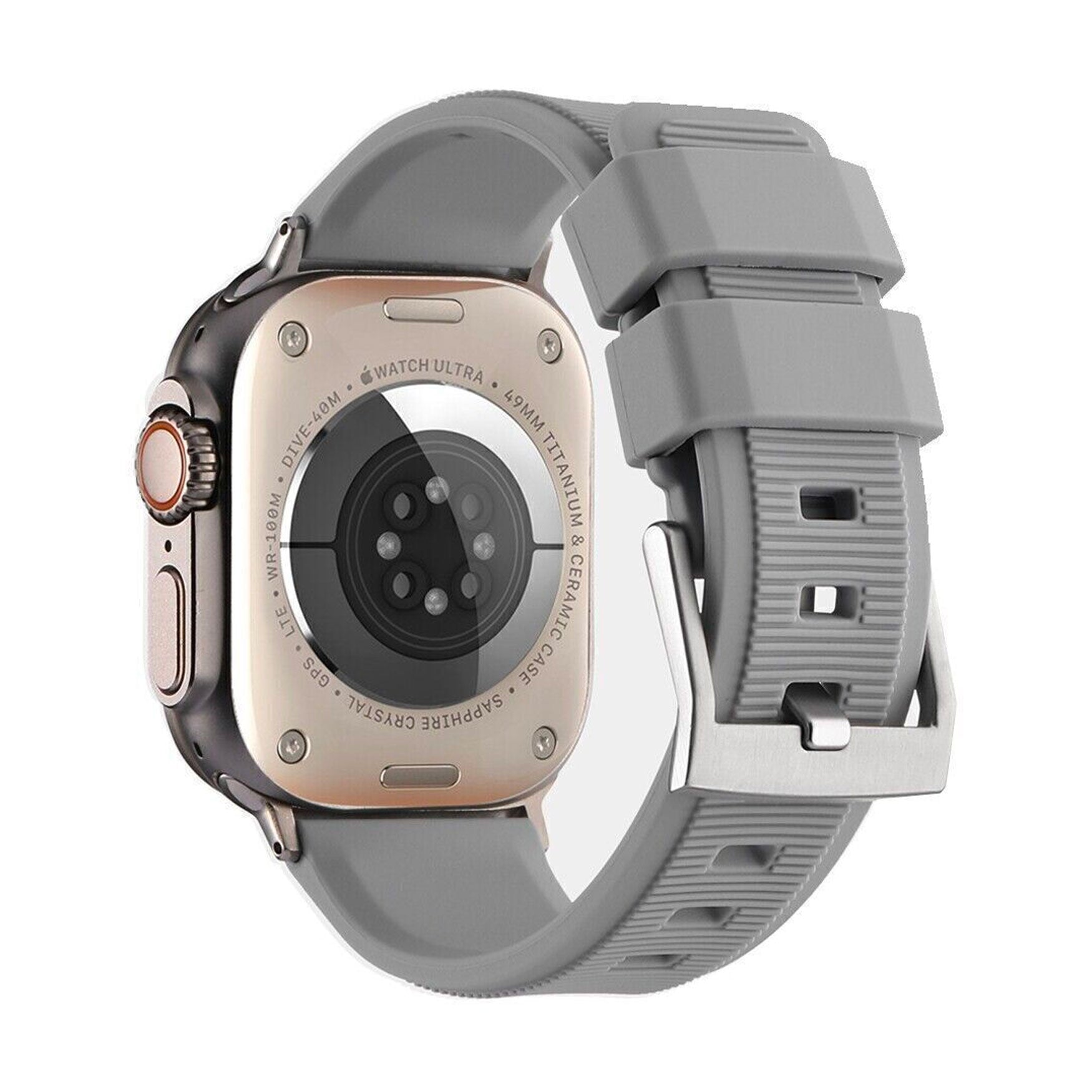 Studland Grey Watch Strap For Apple
