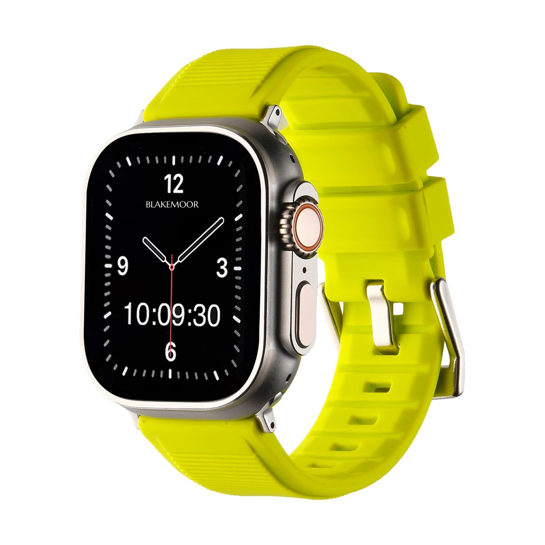 Studland Lime Green Watch Strap For Apple