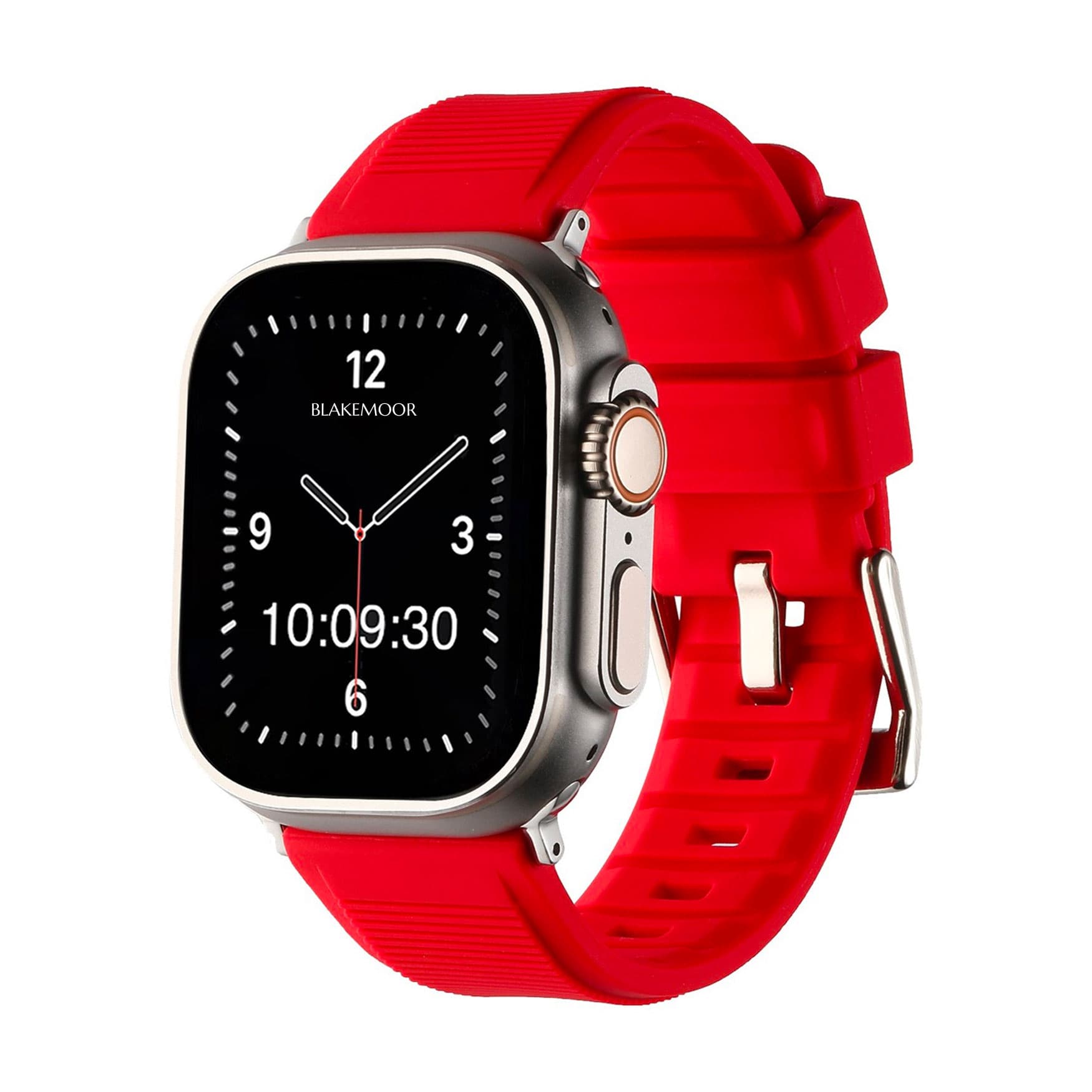 Studland Red Watch Strap For Apple