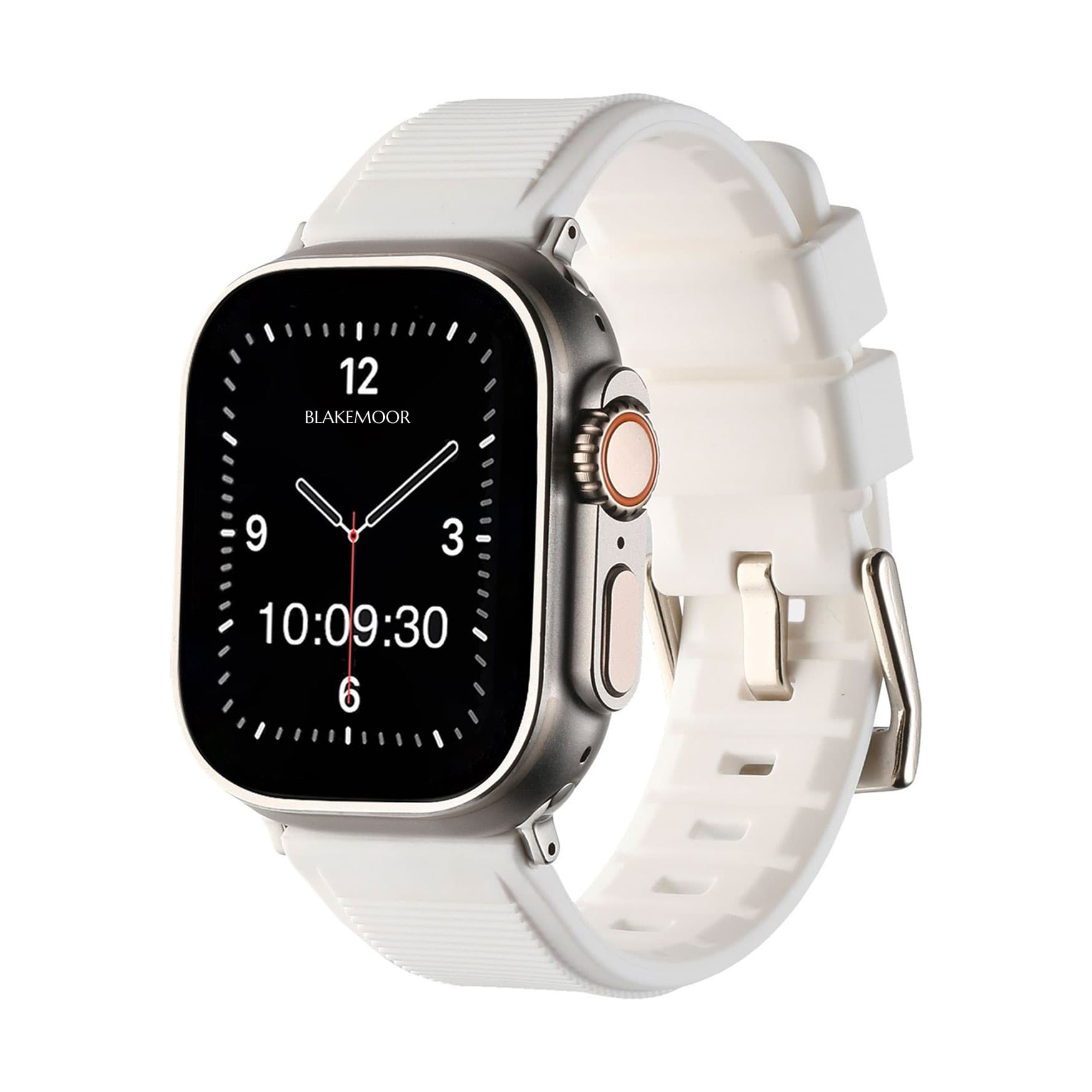 Studland White Watch Strap For Apple